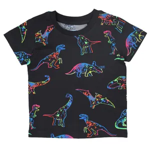 تی شرت آستین کوتاه بچگانه نکست مدل PK-NX-DNS-BK