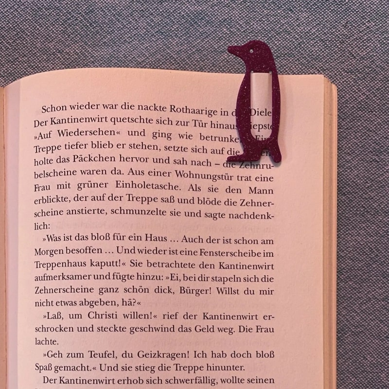 نشانگر کتاب مدل penguin