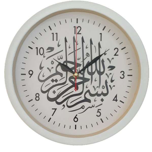 ساعت دیواری مدل صلوات کد 02019