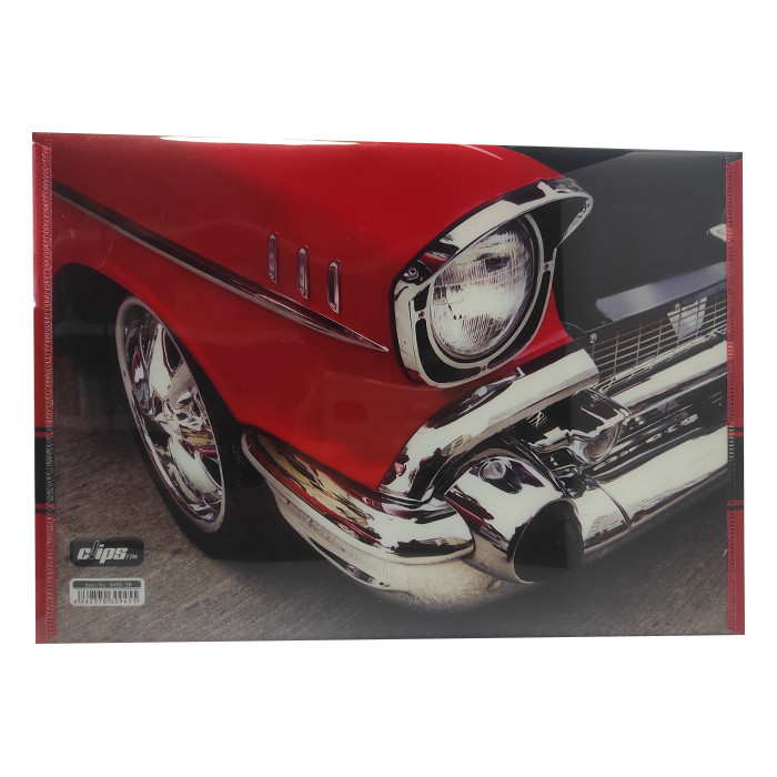 پوشه دکمه دار کلیپس طرح car پوشه دکمه دار کلیپس طرح car