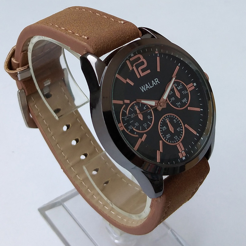 ساعت مچی عقربه ای دخترانه والار مدل بند جیر کد 704