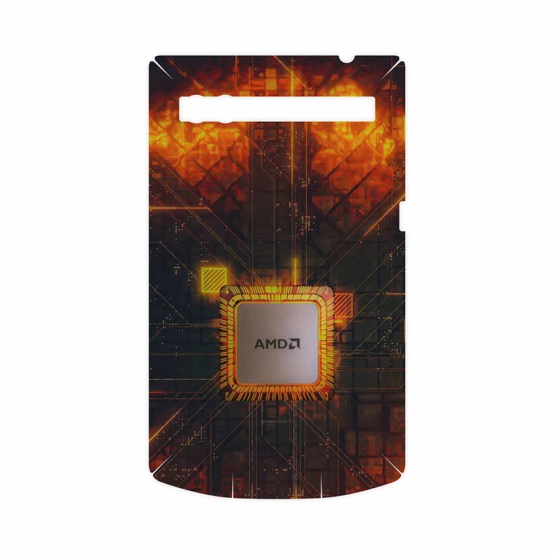 برچسب پوششی ماهوت مدل AMD Brand-FullSkin مناسب برای گوشی موبایل بلک بری P9983