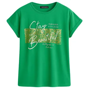 تی‌شرت آستین کوتاه زنانه مدل رزیتا کد 05