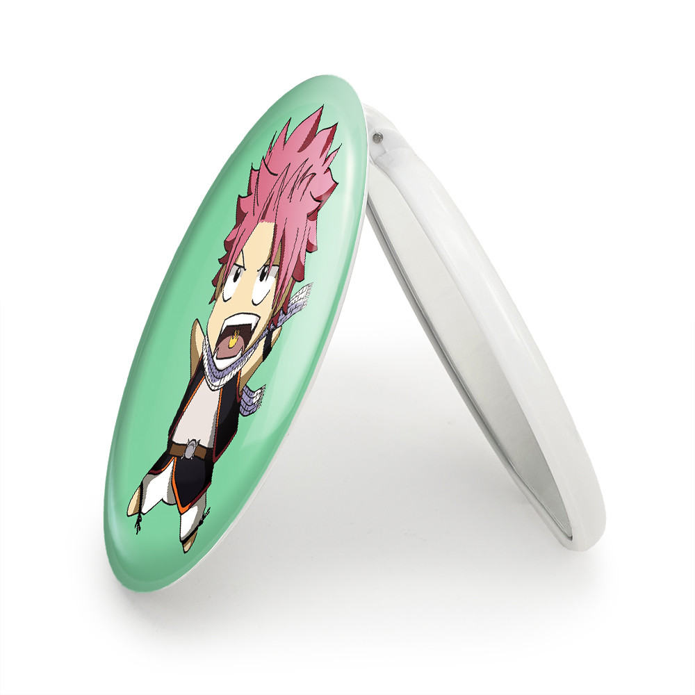 آینه جیبی خندالو طرح ناتسو انیمه فری تیل Fairy Tail مدل تاشو کد 16501