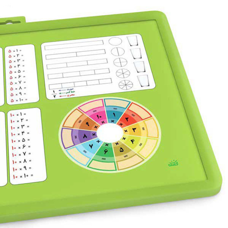 تخته وایت برد مدل ریاضی یار کلاس سوم سایز 35x25 سانتی متر