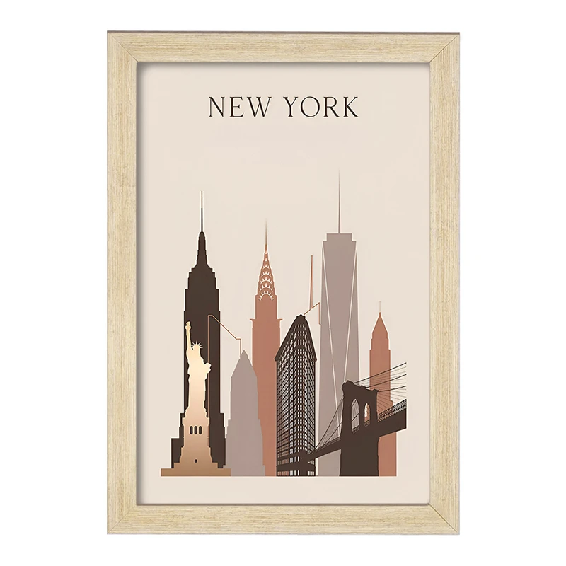 تابلو خندالو مدل نیویورک (New York) کد F10356