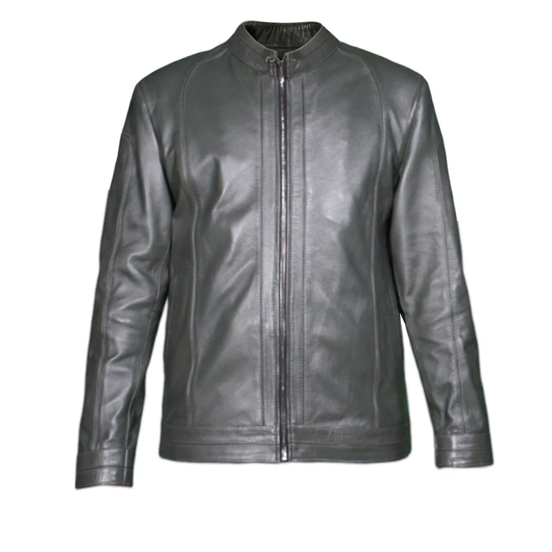 عکس شماره 24 : کت چرم مردانه چرمیران مدل شانون