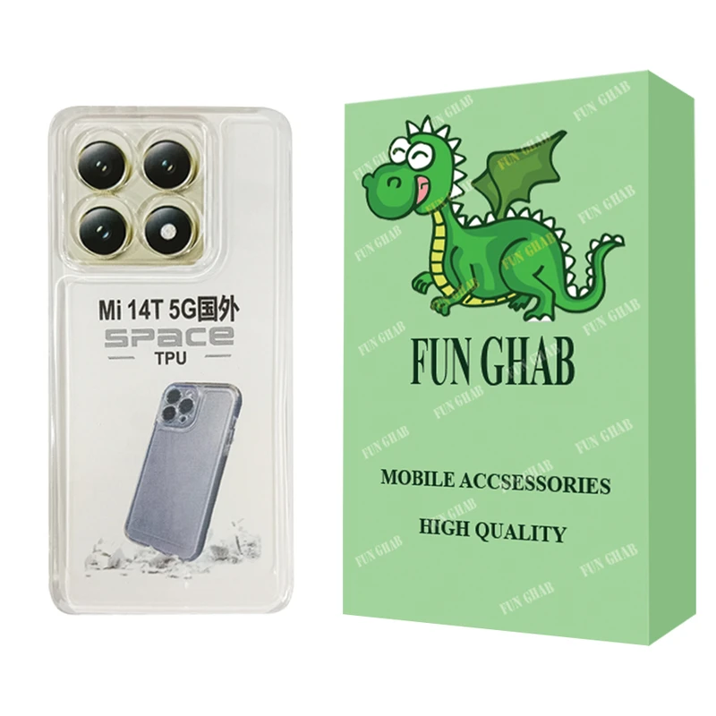 کاور فان قاب مدل ژله ای مناسب برای گوشی موبایل شیائومی 14T / 14T Pro