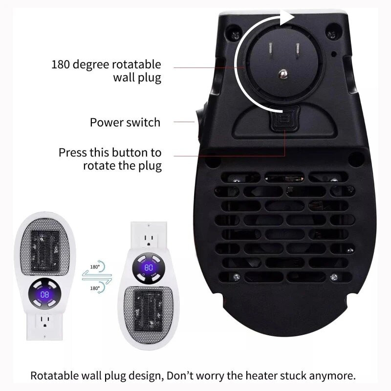 بخاری برقی طرح دیواری مدل portable
