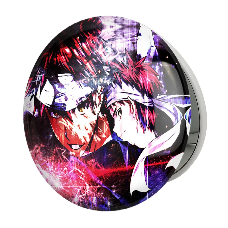 آینه جیبی خندالو طرح سوما انیمه جنگ غذاها Food Wars مدل تاشو کد 17011 