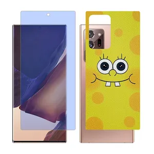 Glass together model blue cut screen protector suitable for Samsung Galaxy Note20 Ultra 5G mobile phone with back cover sticker