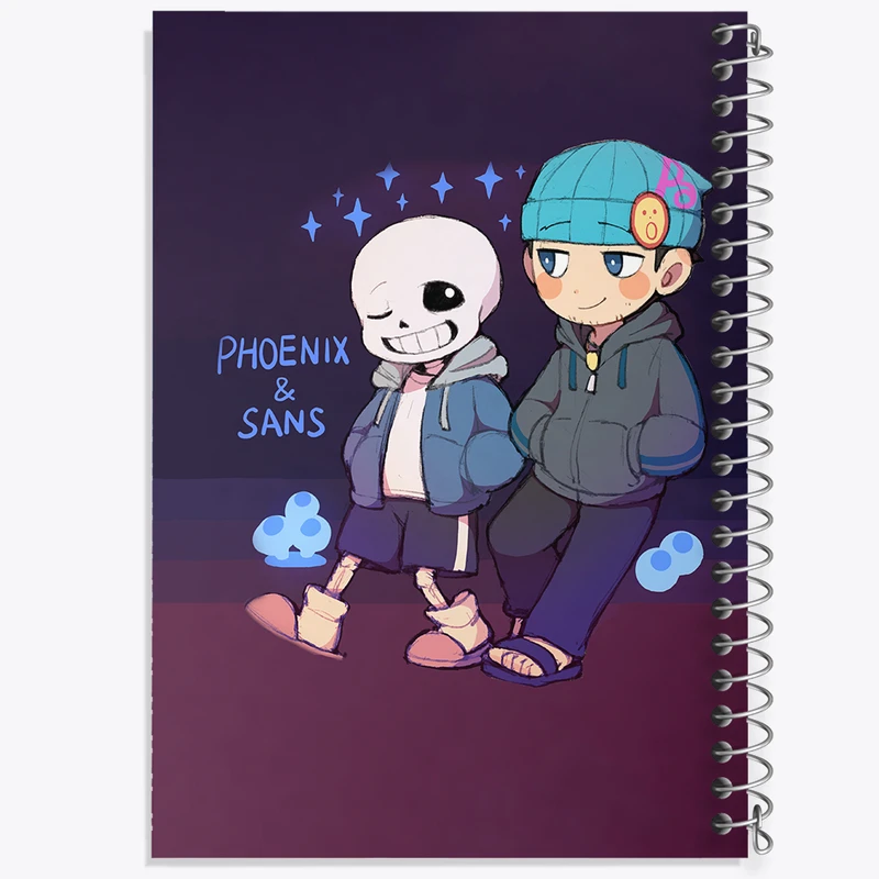 دفتر لیست خرید 50 برگ خندالو طرح بازی آندرتیل (Undertale) کد 31726