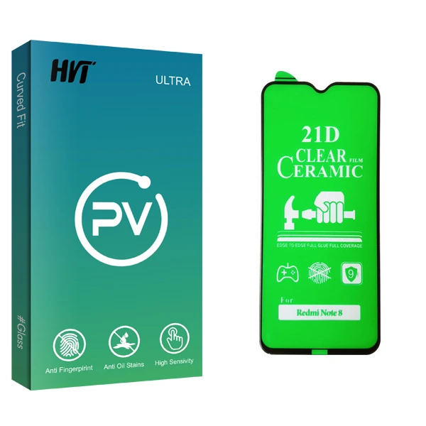محافظ صفحه نمایش سرامیکی اچ وی تی مدل PV glass مناسب برای گوشی موبایل شیائومی Redmi Note 8