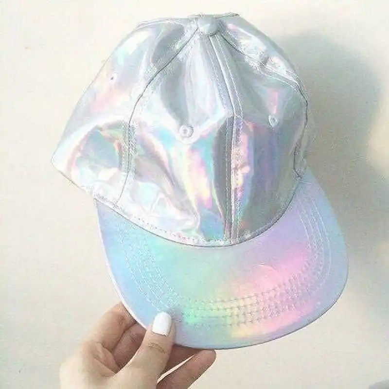 کلاه کپ زنانه مدل بیس بال طرح هولوگرامی