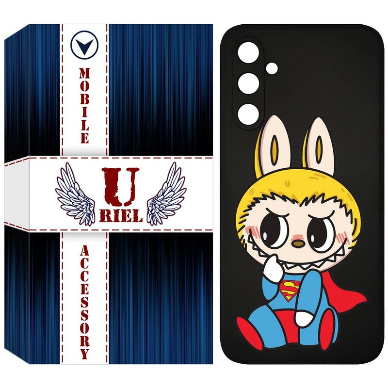 کاور یوریل مدل KSH کد 147 طرح عروسک لبوبو مناسب برای گوشی موبایل سامسونگ Galaxy A34