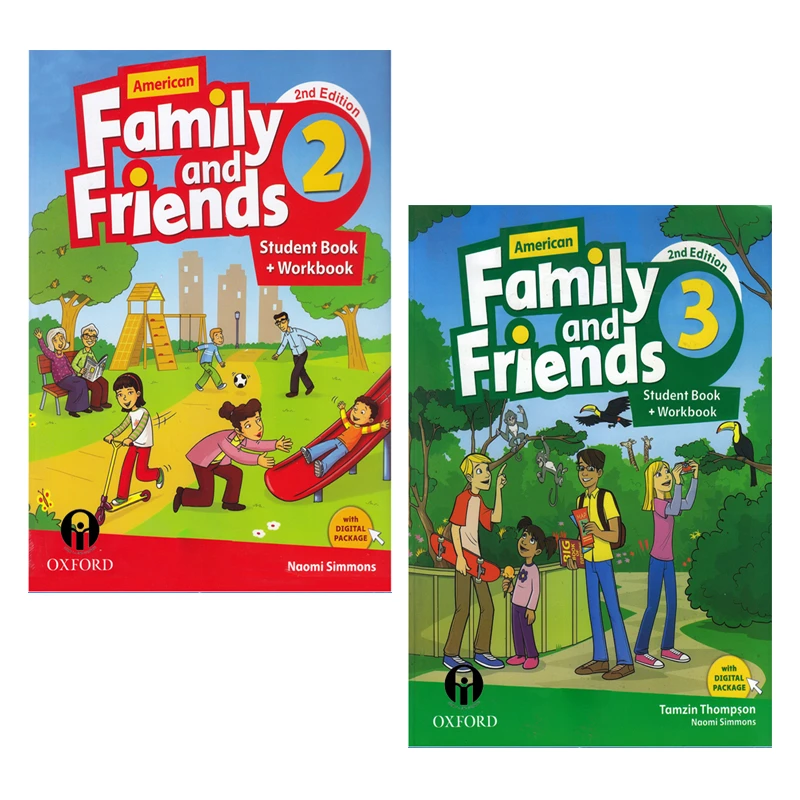 کتاب Family And Friends Second Edition اثر Tamzin Thompson And Naomi Simmons انتشارات الوندپویان جلد 2 و 3
