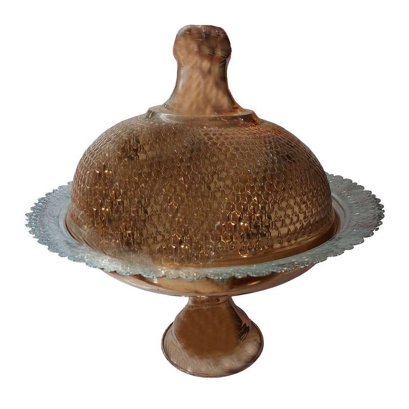 ظرف مسی مدل مرغ خوری توپی کد 1598