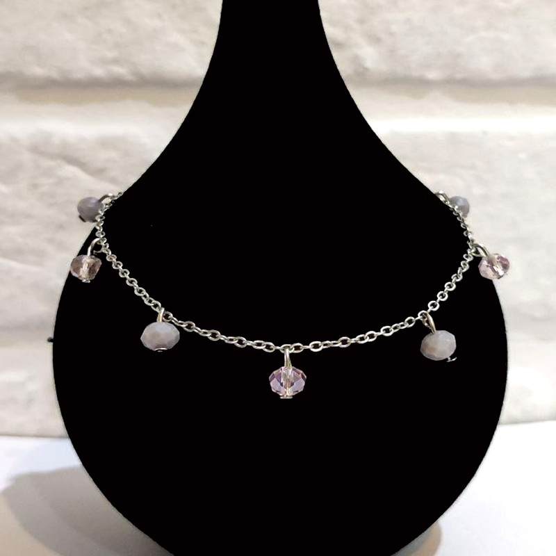 پابند زنانه مدل کریستال