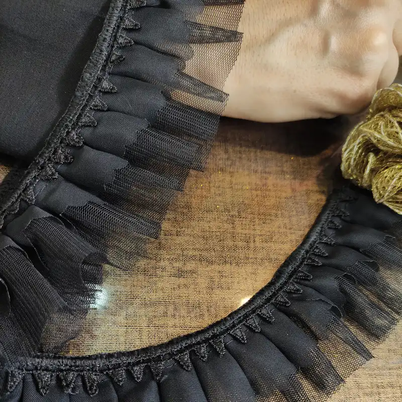 نوار یراق مدل پلیسه A_1 طول 1 متر