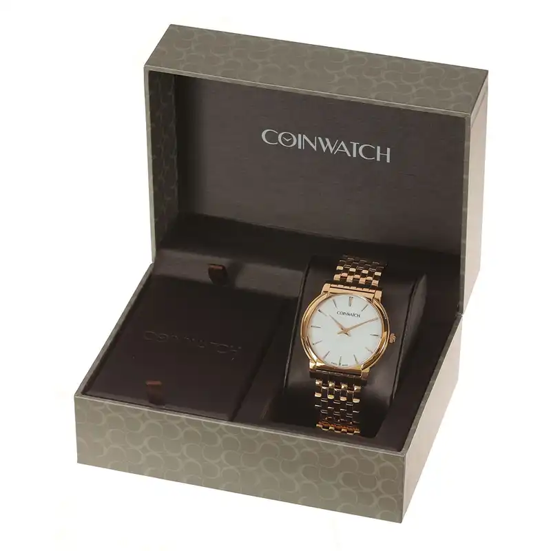 ست ساعت مچی عقربه ای زنانه و مردانه کوین واچ مدل C177RWH-C178RWH