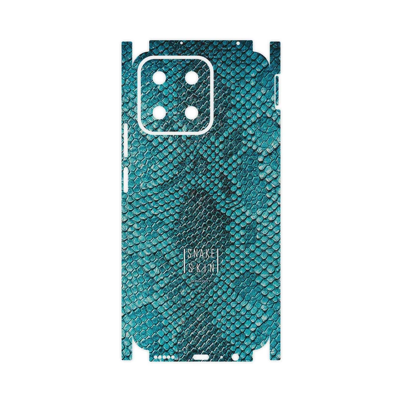 برچسب پوششی ماهوت مدل Blue Snake Skin-FullSkin مناسب برای گوشی موبایل آنر X7c