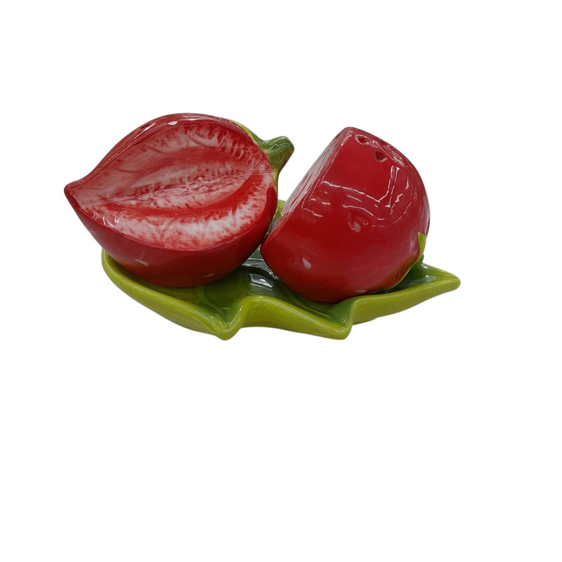 ست نمکپاش و فلفل پاش طرح Strawberry مجموعه 3 عددی