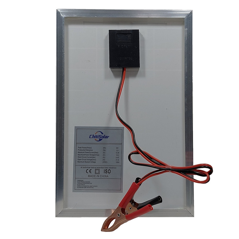 پنل خورشیدی چیتی سولار مدل SK-5W ظرفیت 5 وات