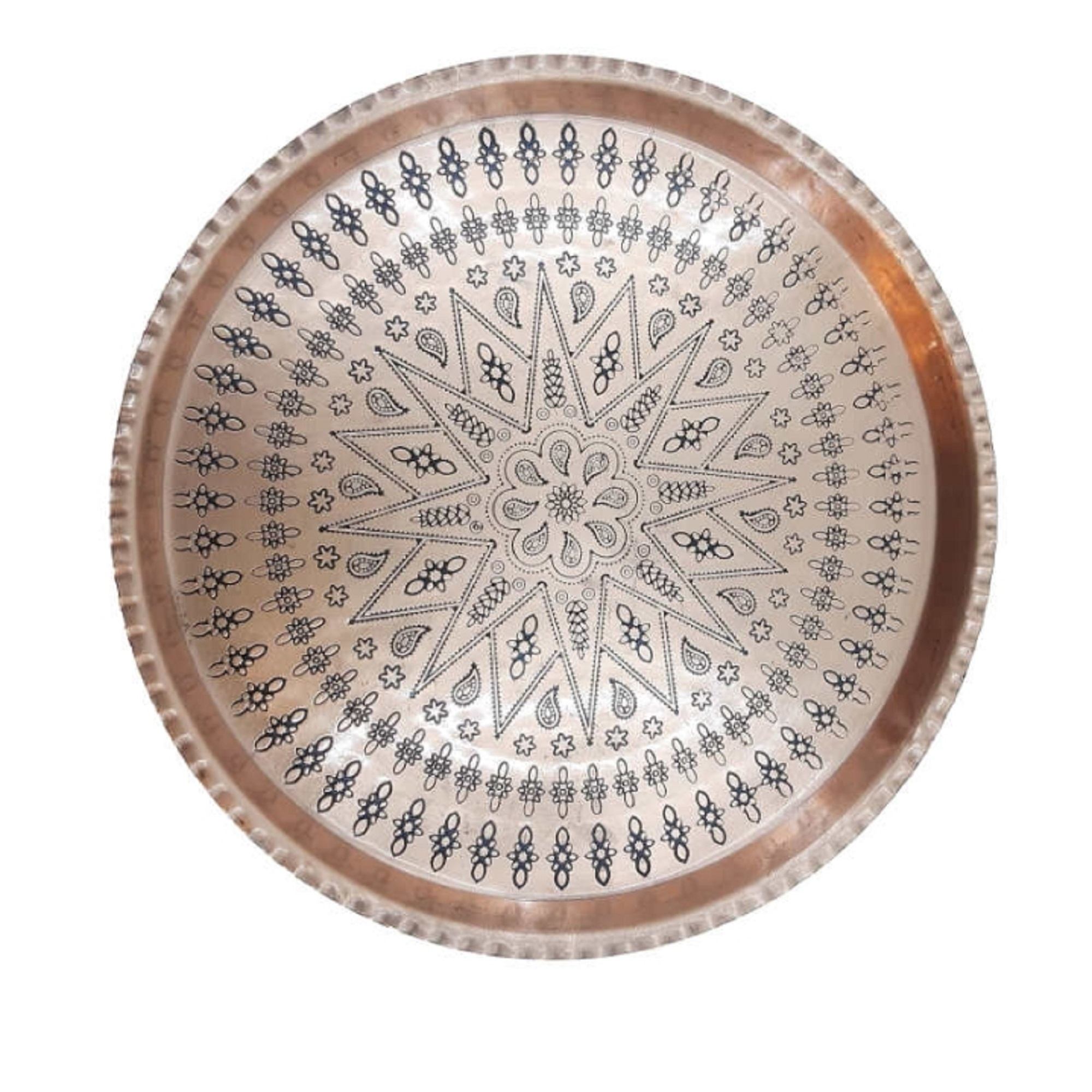 سینی مسی مدل گرد کد 6-350