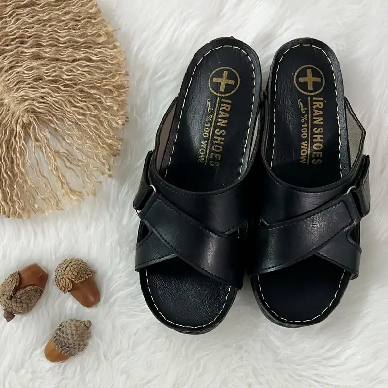 دمپایی زنانه مدل  طبی چسبکی B06