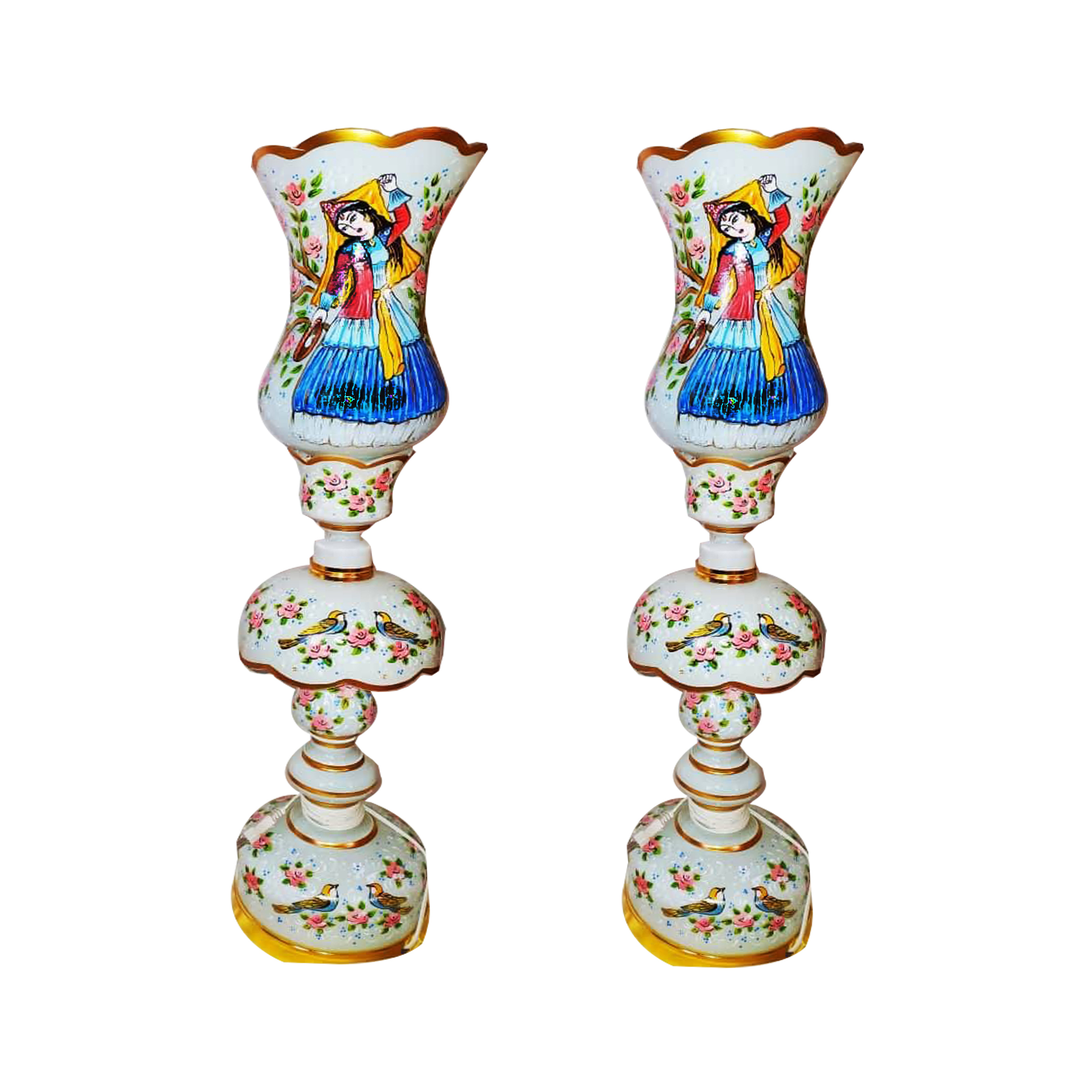 شمعدان مدل لاله کد HZ250 مجموعه دو عددی
