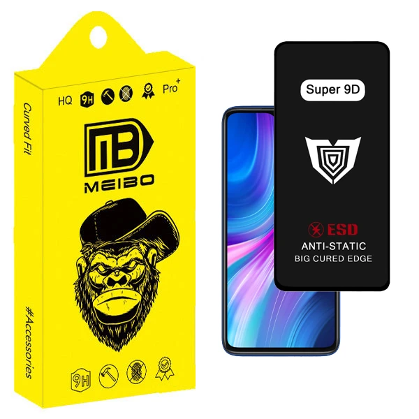 محافظ صفحه نمایش میبو مدل Super 9D Touch مناسب برای گوشی موبایل شیائومی Redmi note 8 pro