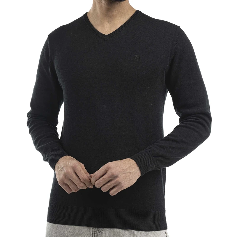 پلیور مردانه جوتی جینز مدل یقه هفت کد 1221175