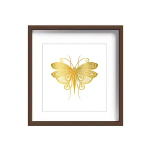 تابلو طلاکوب زرکات طرح پروانه مدل Butterfly