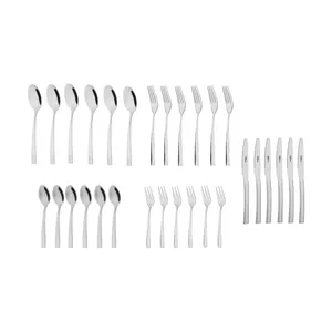 سرویس قاشق و چنگال 30 پارچه ناب استیل مدل felorance کد 310