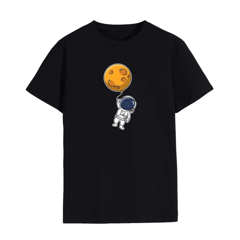 تی شرت لانگ آستین کوتاه زنانه مدل فضانورد کد 1