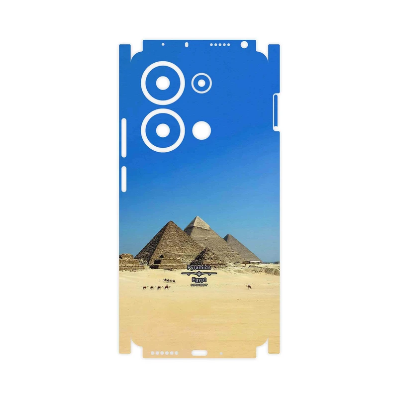 برچسب پوششی ماهوت مدل Pyramids of Egypt-FullSkin مناسب برای گوشی موبایل شیائومی Poco M6 Pro 4G