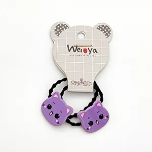 کش مو دخترانه مدل گربه کد KSH671 بسته 2 عددی