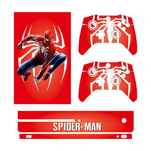برچسب Xbox one s توییجین و موییجین مدل Spiderman 01 مجموعه 5 عددی