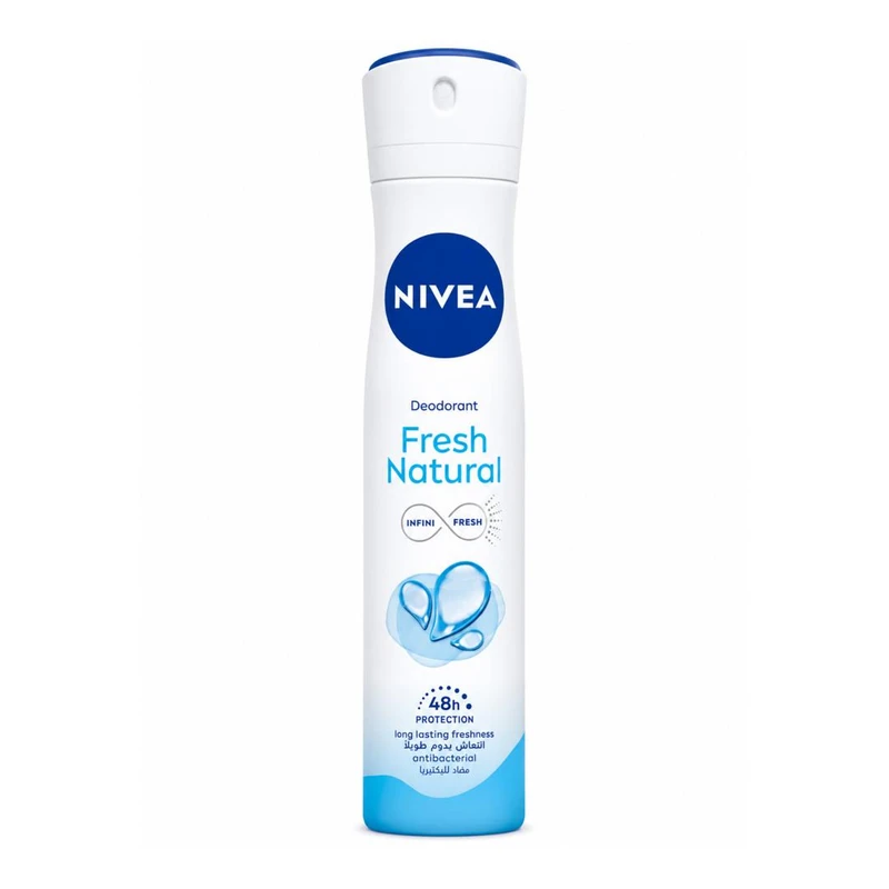 اسپری دئودورانت زنانه نیوآ مدل 48H Fresh Natural حجم 200 میلی‌لیتر
