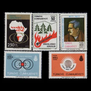 تمبر یادگاری مدل خارجی مجموعه 5 عددی 