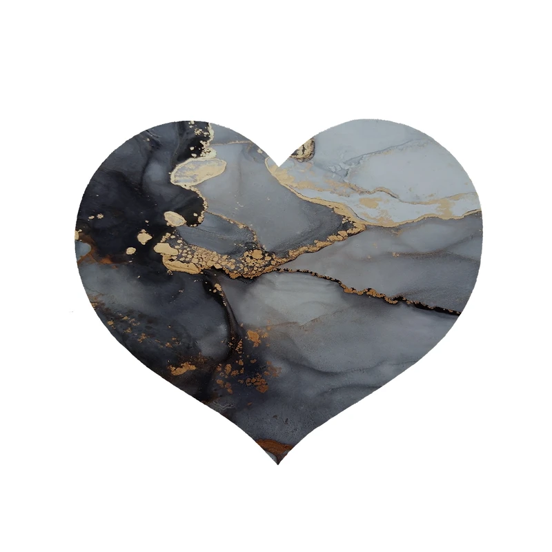 پادری مدل قلب طرح سنگ کد 8472 سایز 90 × 90 سانتی متر
