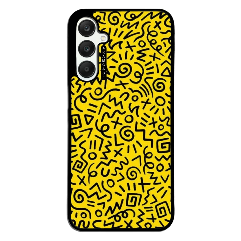 کاور آکام مدل AMC-WSGA25-DOODLE3 مناسب برای گوشی موبایل سامسونگ Galaxy A25