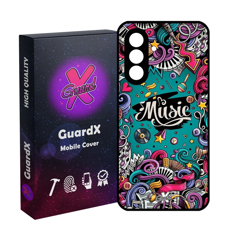 کاور گارد ایکس طرح Music مدل 10025 مناسب برای گوشی موبایل سامسونگ Galaxy A26 / A26 5G
