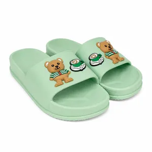 دمپایی پلاستیکی زنانه مدل Teddy Bear کد 005