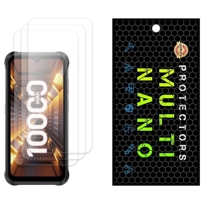 محافظ صفحه نمایش مولتی نانو مدل X-S3N مناسب برای گوشی موبایل یولفون Power Armor 14 Pro بسته سه عددی