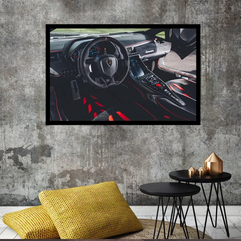 تابلو بکلیت طرح ماشین لامبورگینی مدل B-S4599