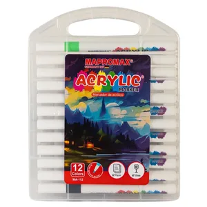 ماژیک مپرومکس مدل اکریلیک براش بسته 12 عددی