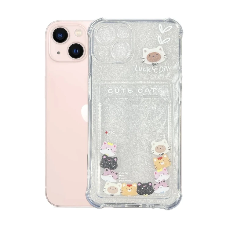 کاور طرح خانواده گربه ها مناسب برای گوشی موبایل اپل iPhone 13