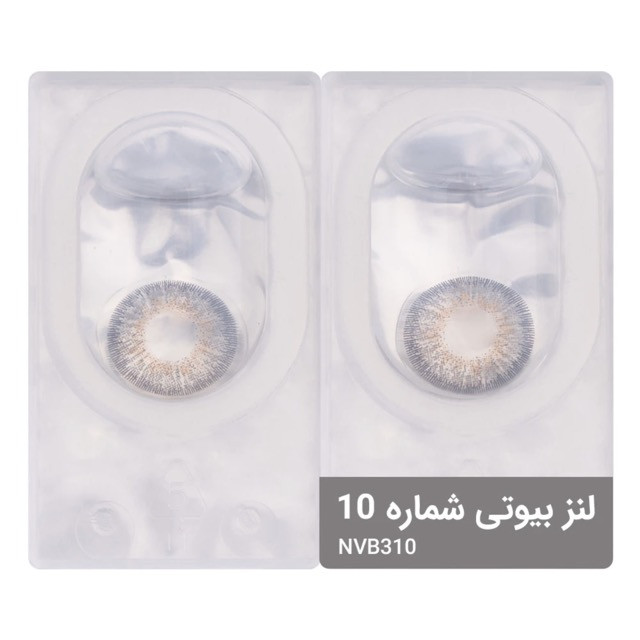 لنز چشم شماره 10 مدل NVB310 رنگ طوسی عسلی