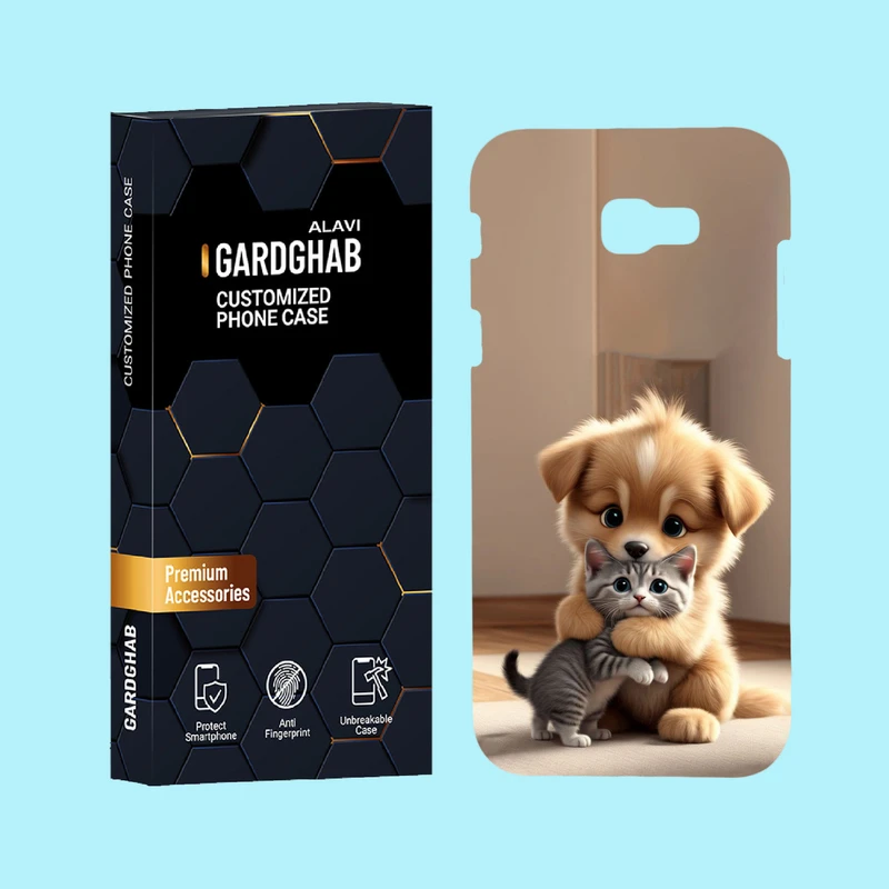 کاور گارد قاب علوی مدل حیوانات مناسب برای گوشی موبایل سامسونگ Galaxy A720 / A7 2017